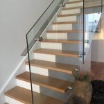 Glass Balustrade Staircase Installation - Timber Stair Services