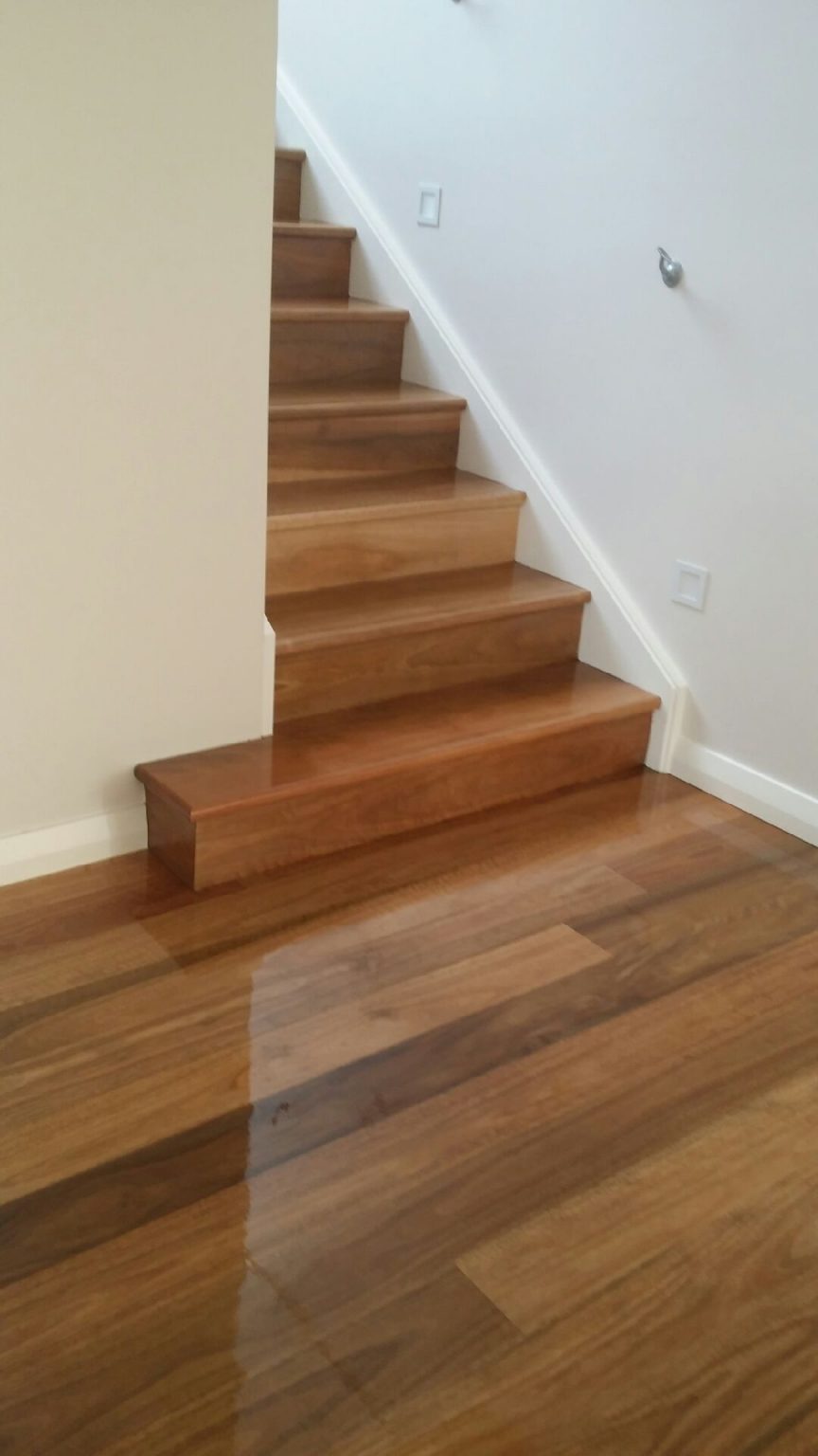 Bullnose Stair Tread Installation Timber Stair Services