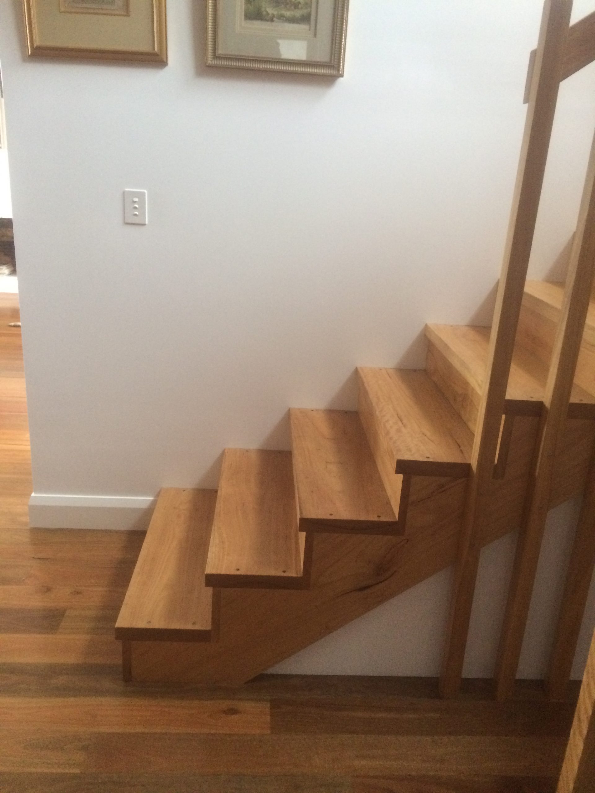 Cut String Timber Staircase | The Stair Factory